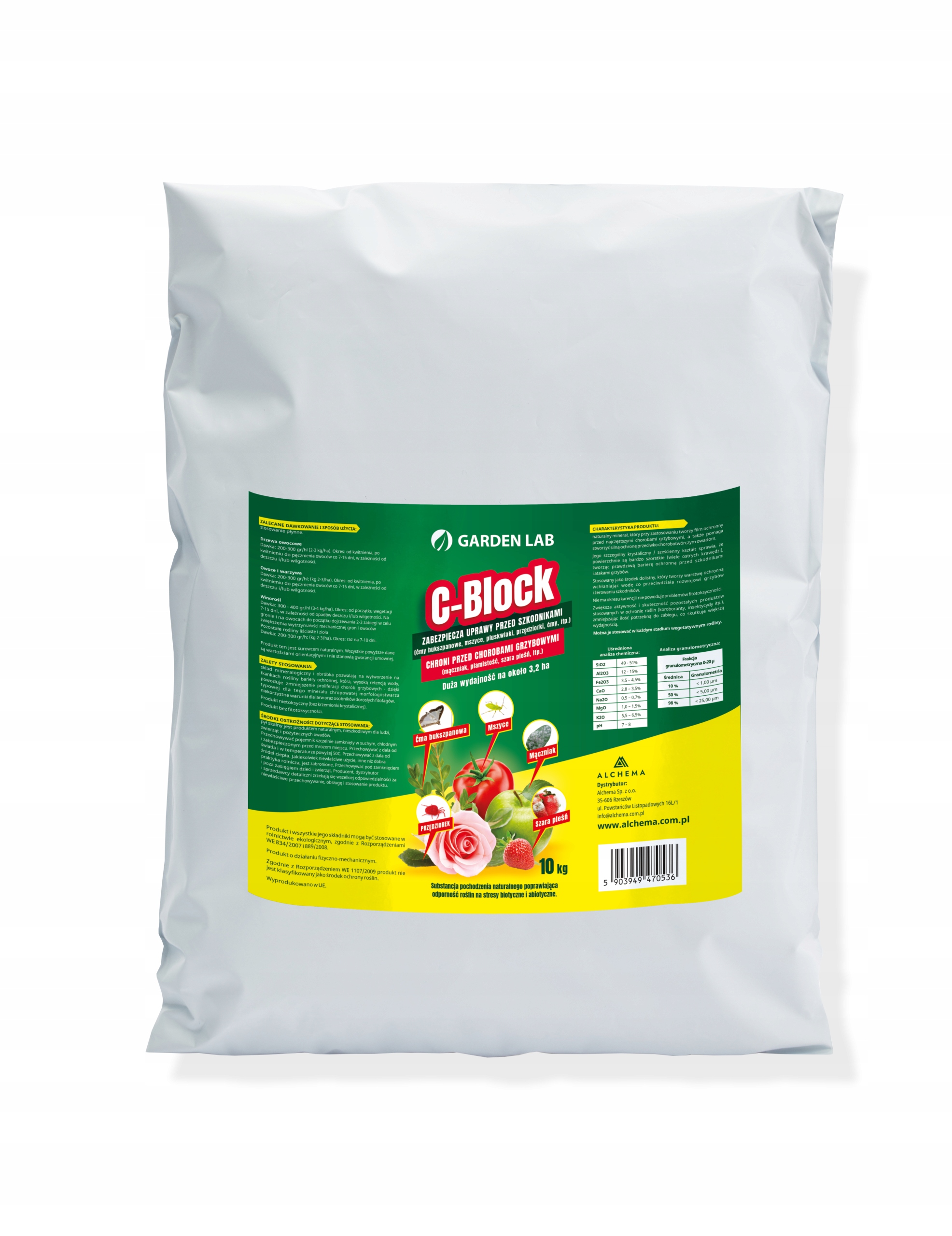 Naturalny środek na mszyce, pleśń, ćmy - 10 kg