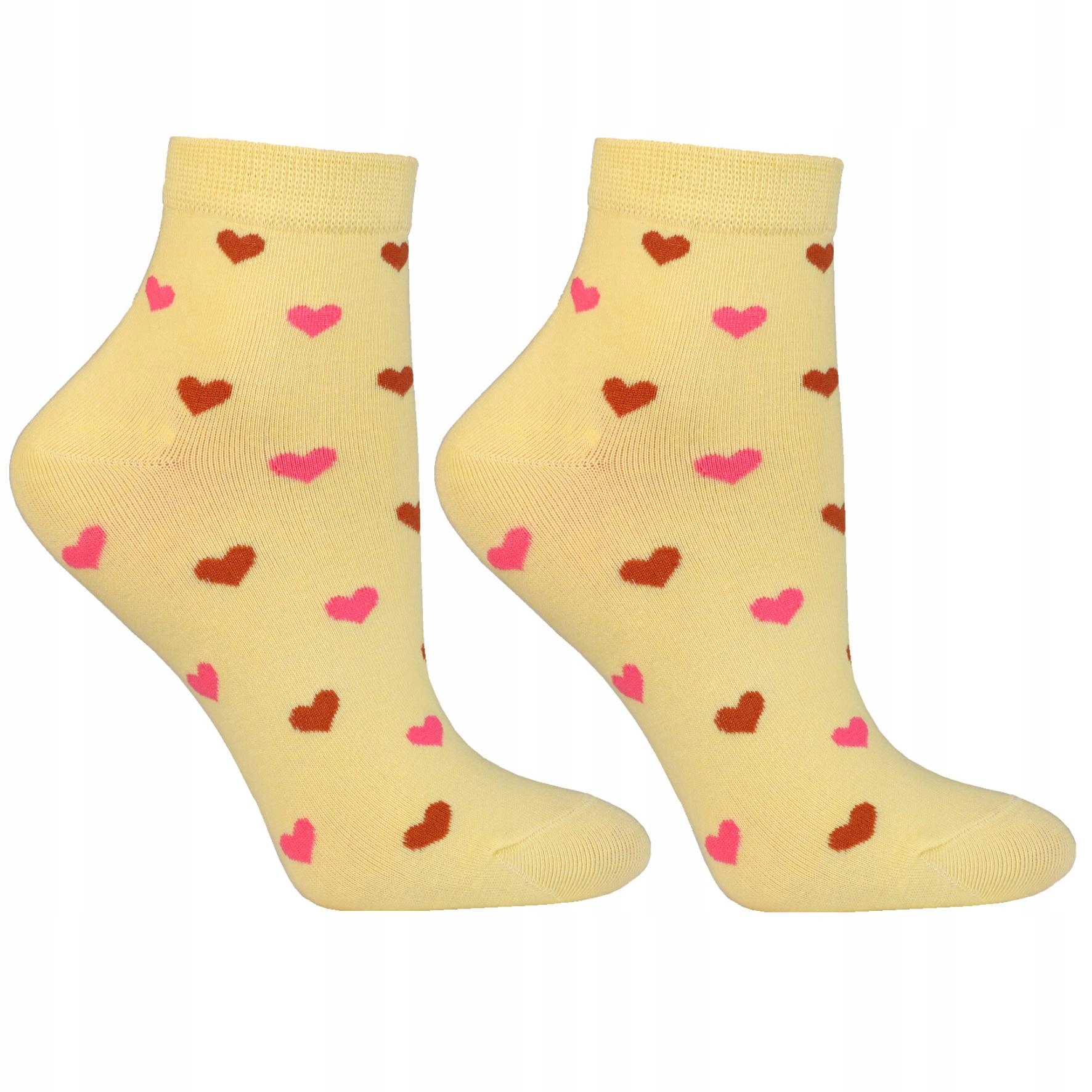 MORAJ skarpetki damskie skarpety bawełna 3/4 SERCA SERDUSZKA 38-41 Kod producenta CSL200-901