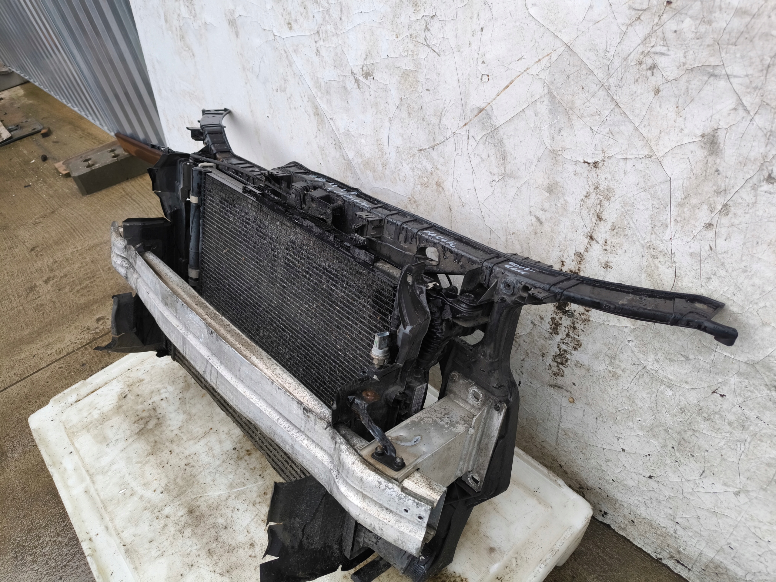 support panel for radiators complete AUDI A4 B8 1.8 2.0 TDI TFSI 1 fan MANUAL