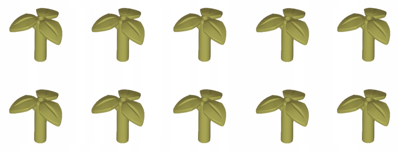 

Lego Roślina Liść Olive 37695 6285465 10szt