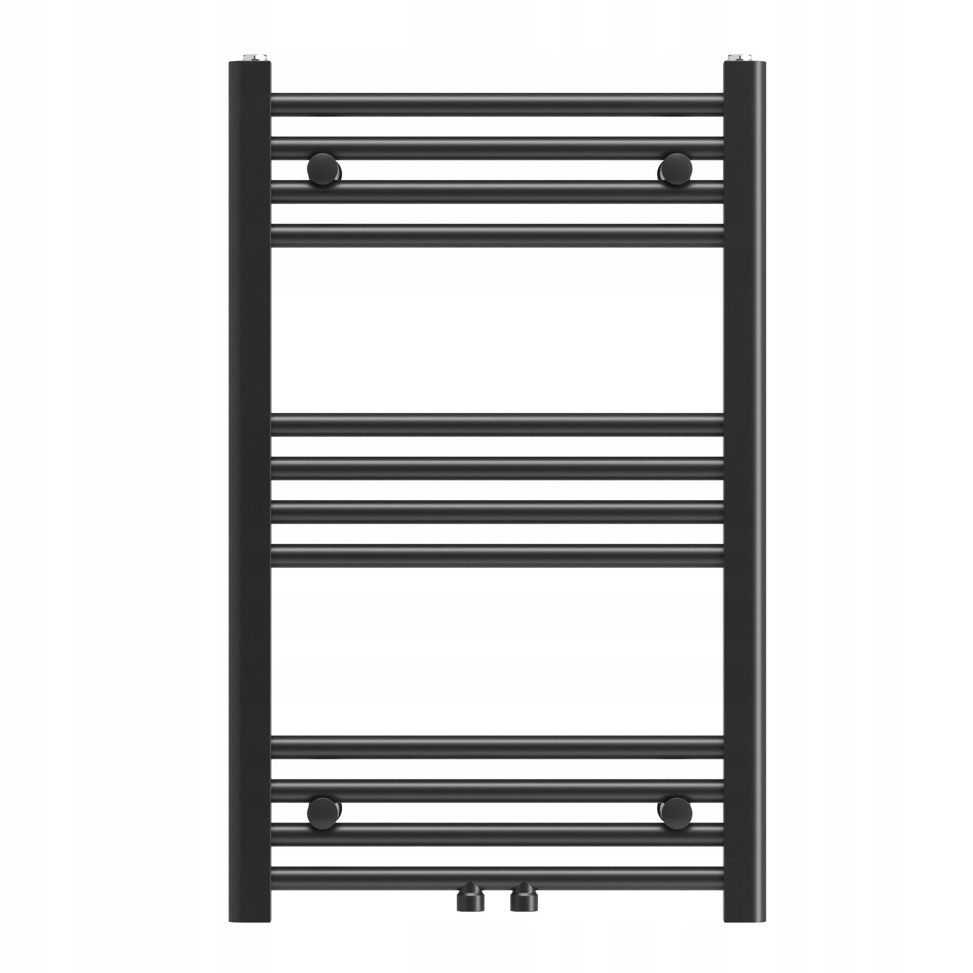Kúpeľňový Kalorifer Moderný Čierny Rebrík 80x50 cm Raven
