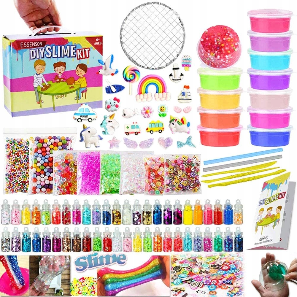 

Zestaw Slime Diy Kreatywna Zabawka Dziecko