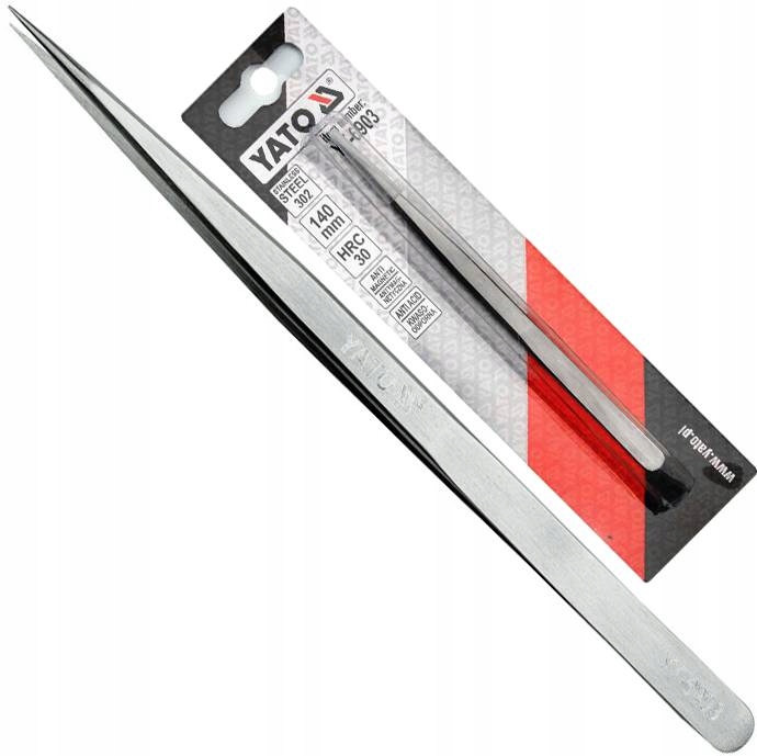 

Yato Pęseta Prosta Precyzyjna Ostrą Końcówką 140MM