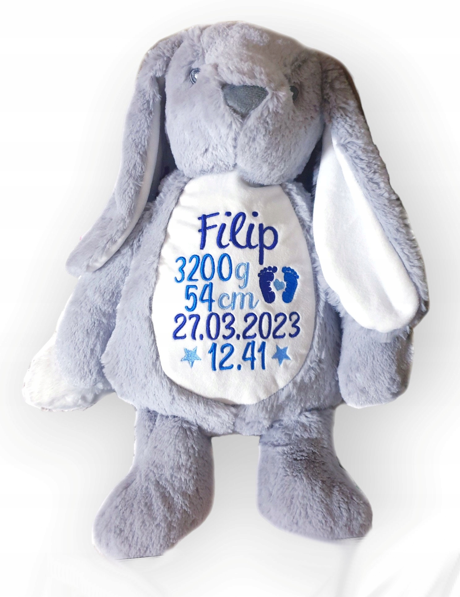 Medvídek králík plyšák metráž dárek Křest plyšák se jménem