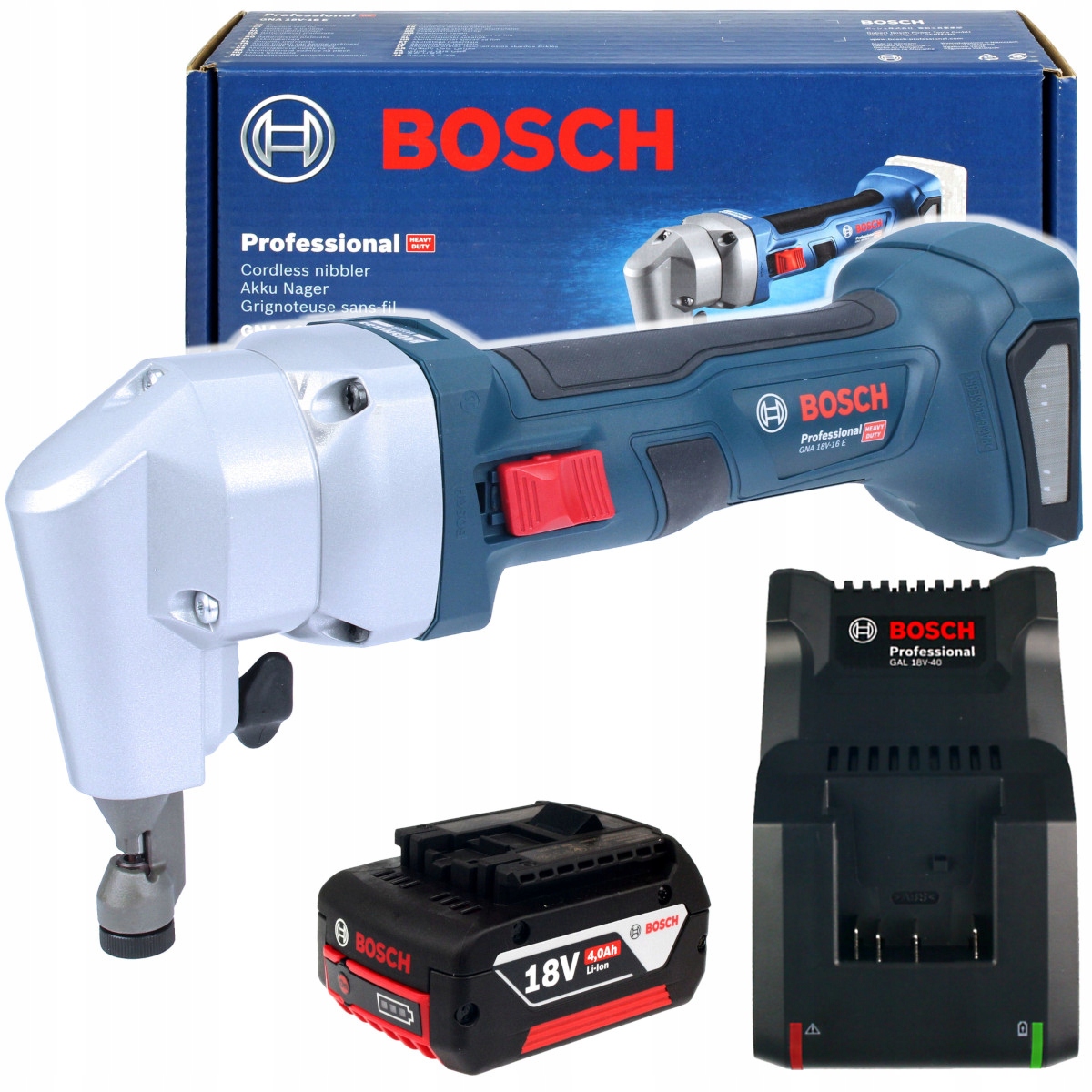 Rozdzierak Do Blachy Gna 18V-16 E Bosch 1x4,0Ah