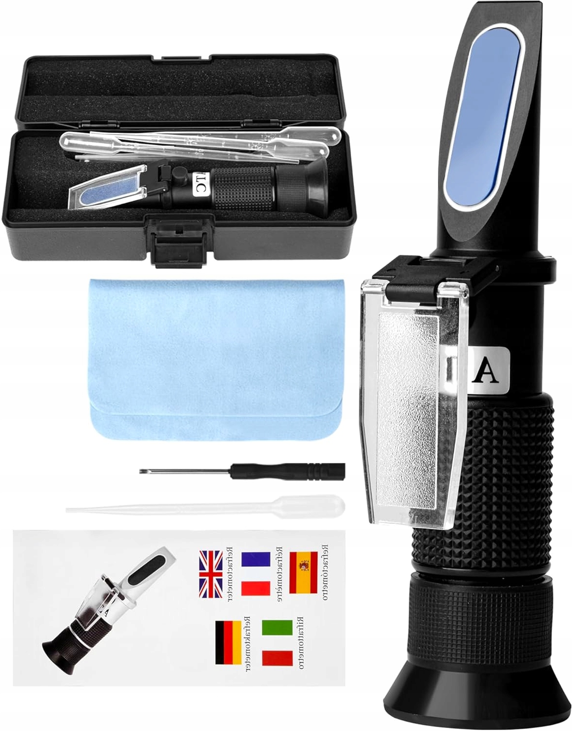 TESTER PŁYNU CHŁODZĄCEGO 4W1 DO OCHRONY PRZED ZAMARZANIEM GLIKOLU