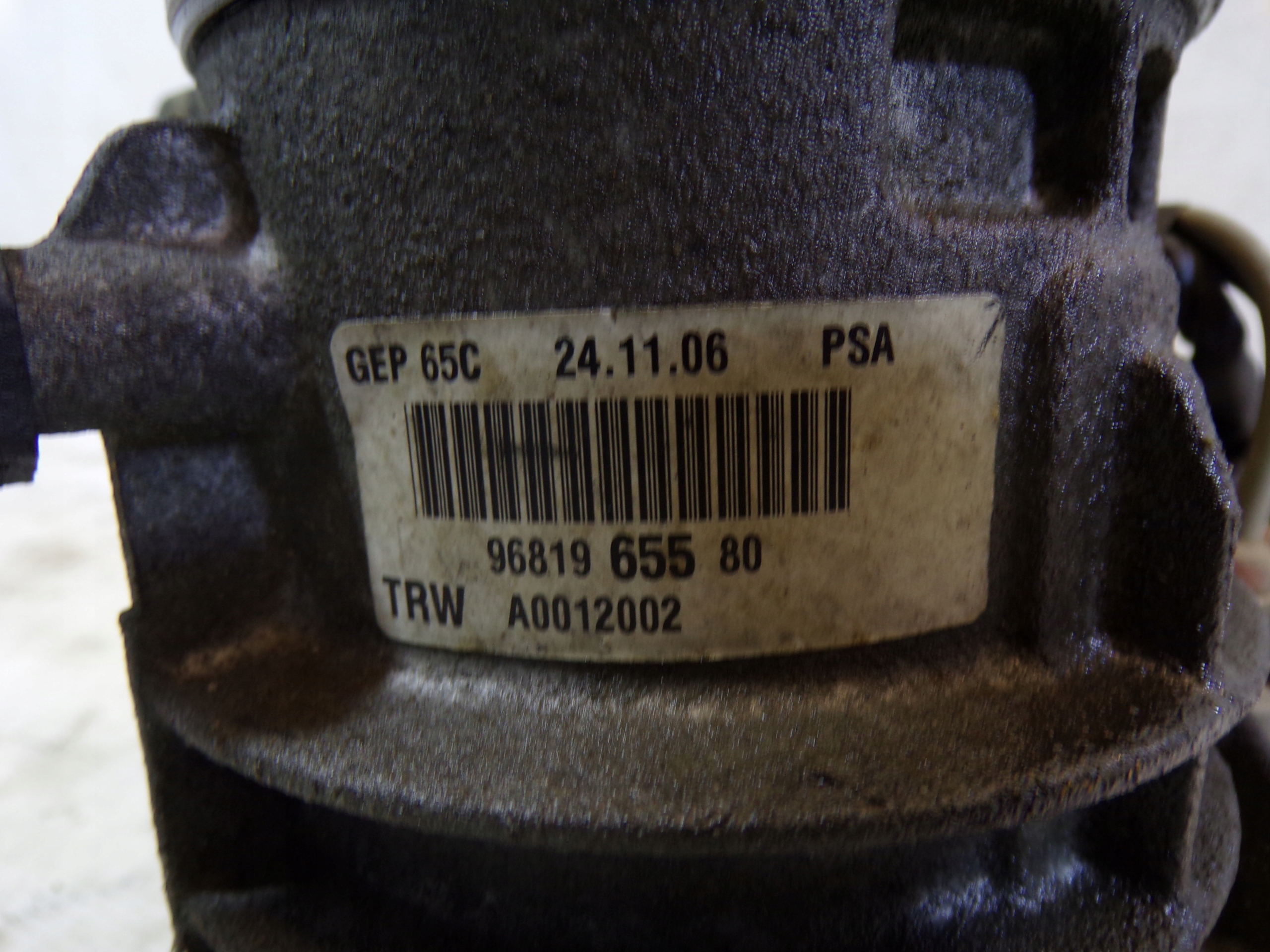 pompa servosterzo CITROEN C4 GRAND PICASSO 9681965580