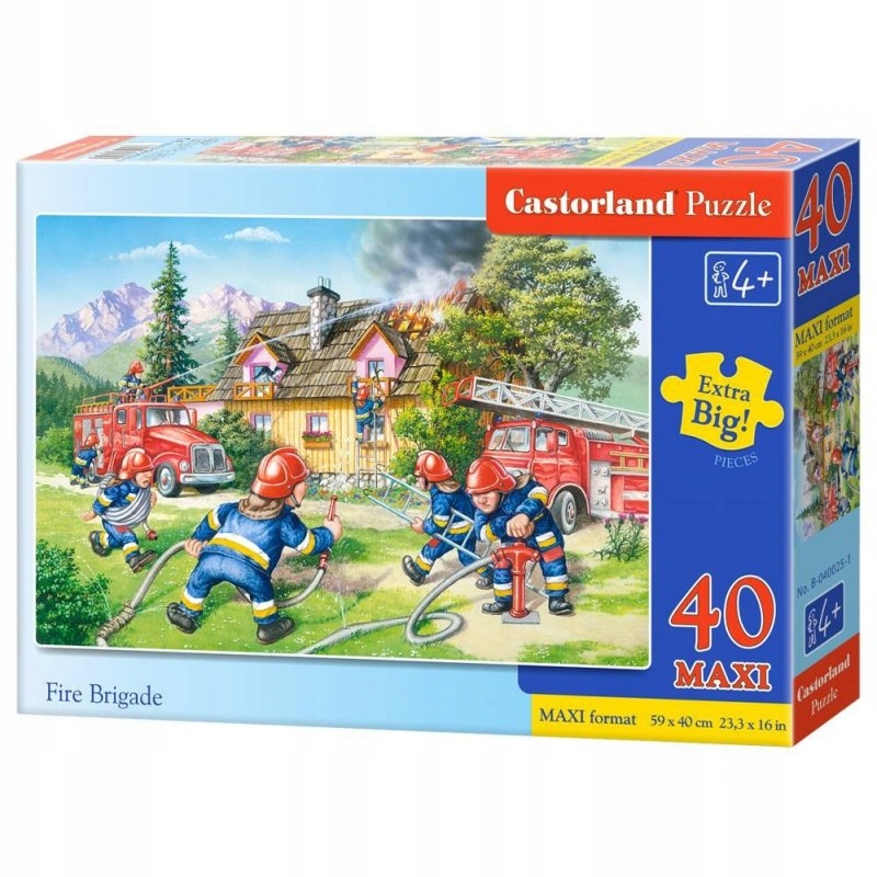 

Puzzle 40 el. Strażacy Castorland 040025