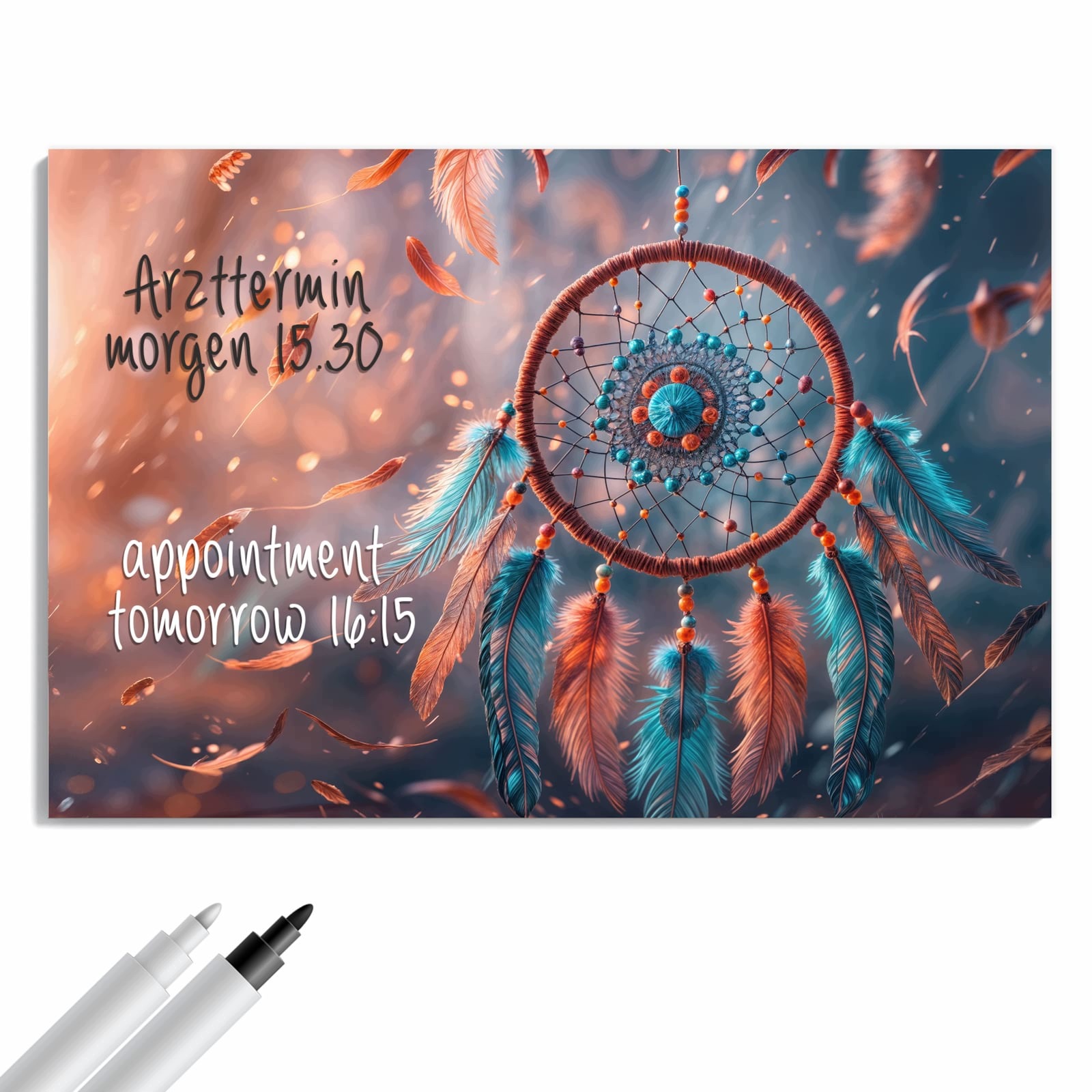 Magnetická tabule Lapacz snuw Peří 60 × 40 cm