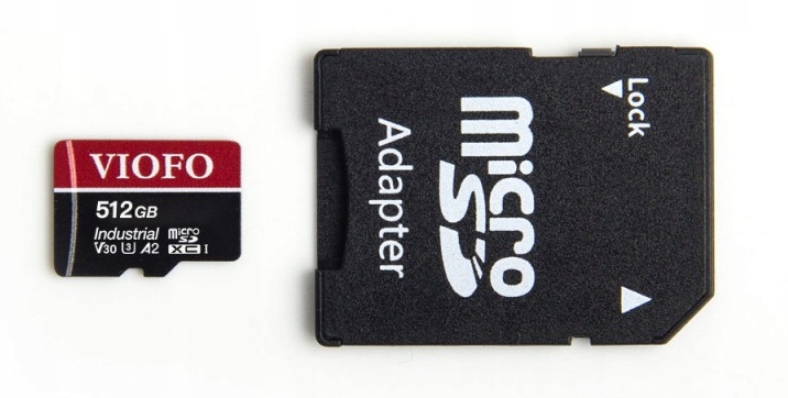 VIOFO MLC KARTA PAMIĘCI microSDXC U3 512GB Class10 Typ karty SDXC