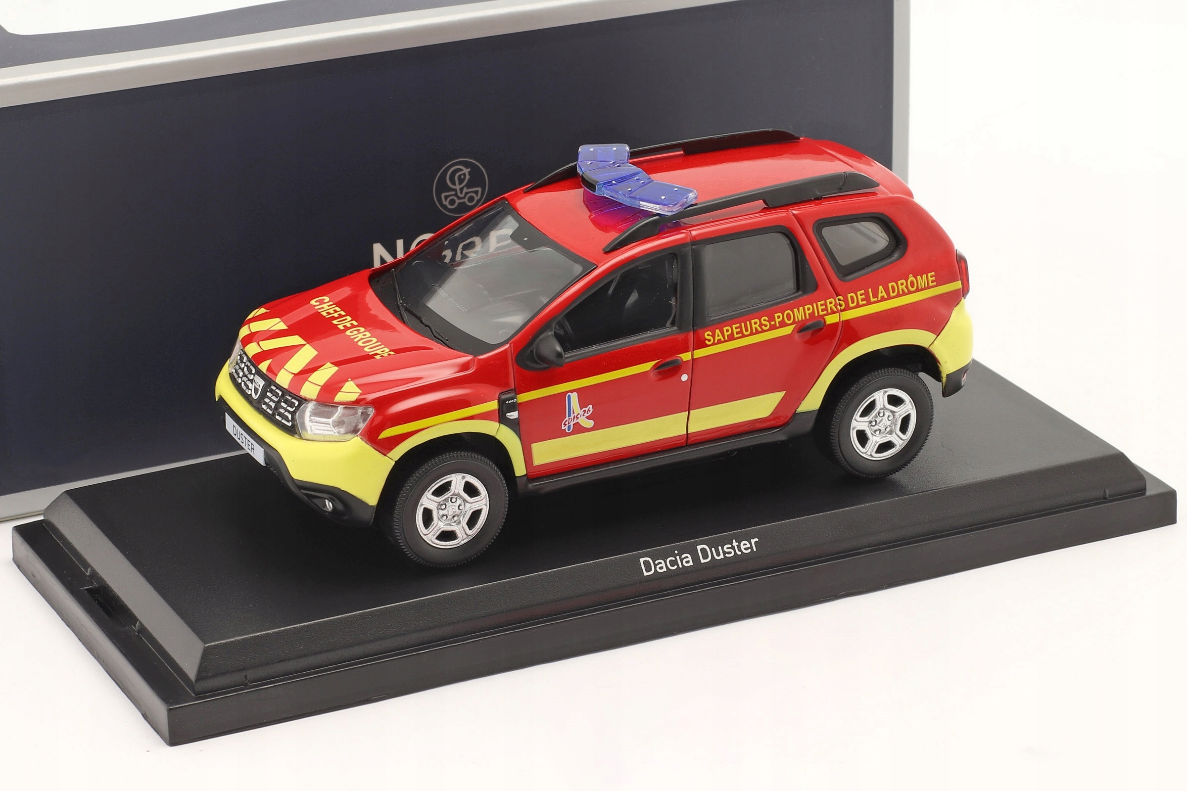 Norev Dacia Duster Pompiers Chef de Groupe 1:43