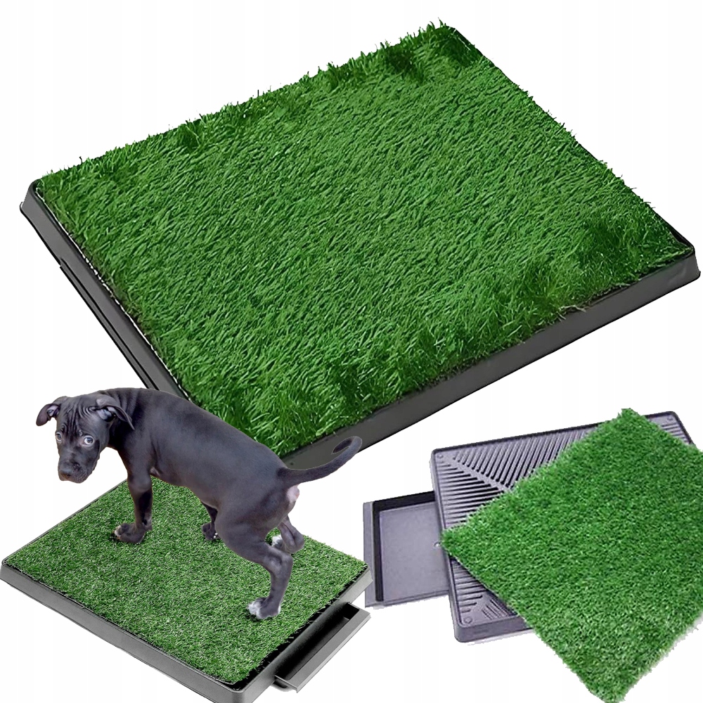 Toaleta Pro Psa S Umělou Trávou Se Snadno Čistí S Podložkou A Sběrací Podložkou