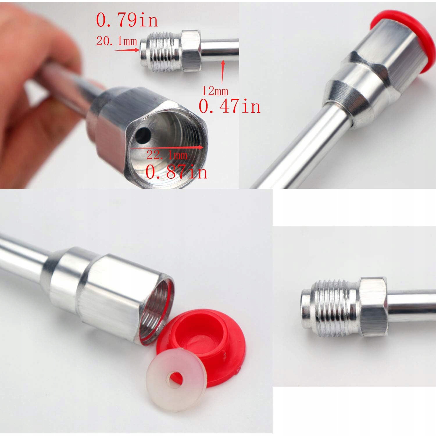 PRZEDŁUŻKA MALARSKA LANCA 30CM 10 USZCZELEK ROSFIX Kod producenta ZESTAW-E463-16887