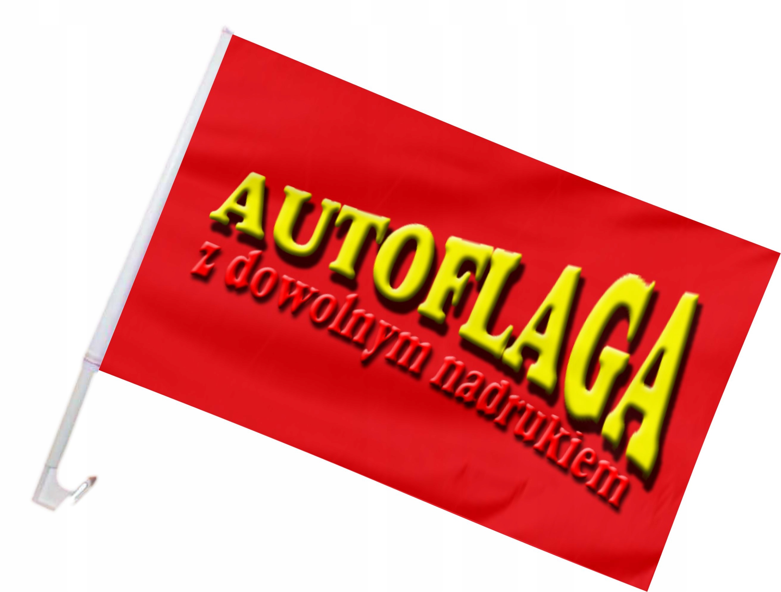 

Mocna Flaga Samochodowa reklamowa 30x20