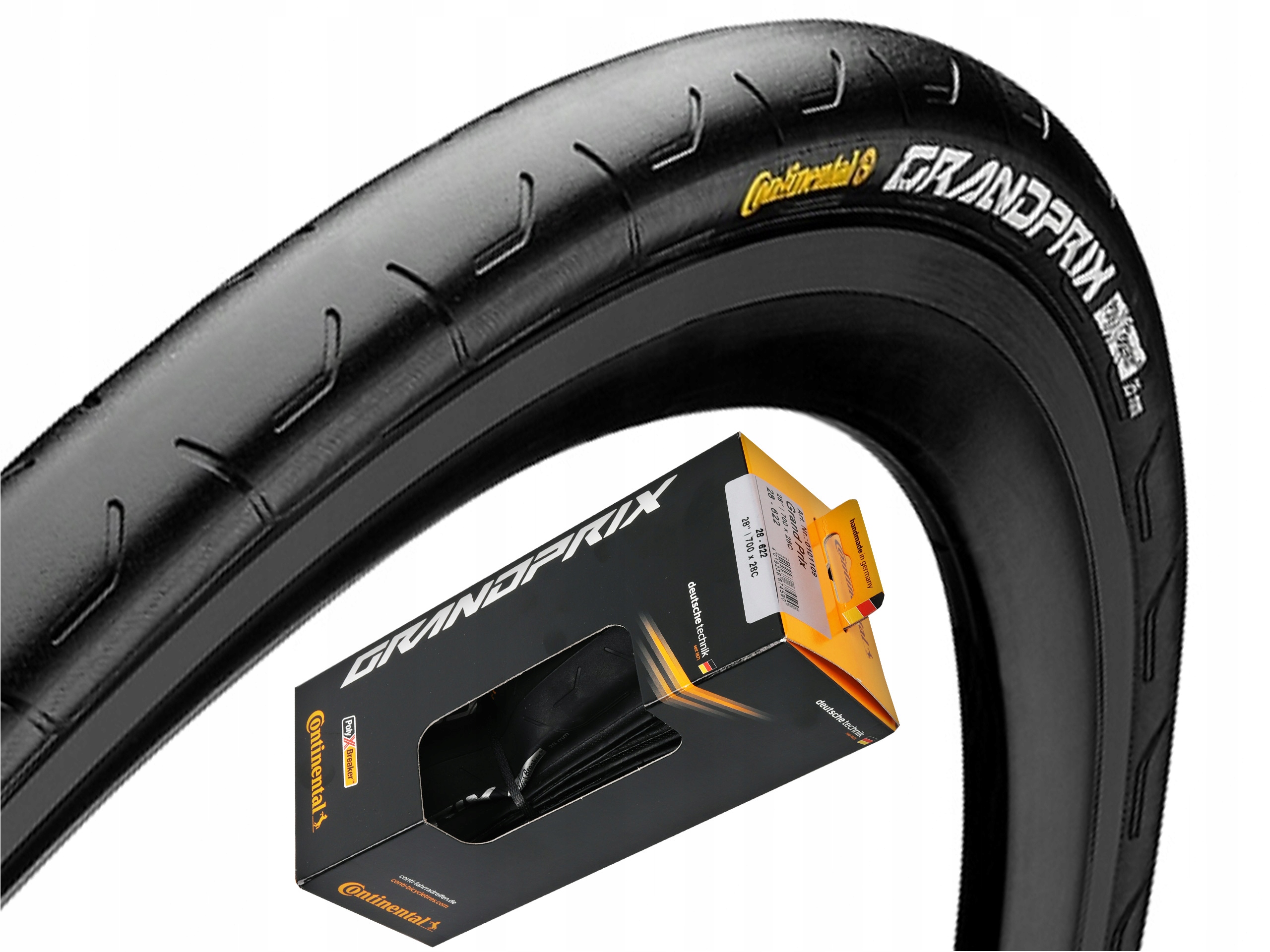Opona Continental Grand Prix PolyX 700x28c zwijana