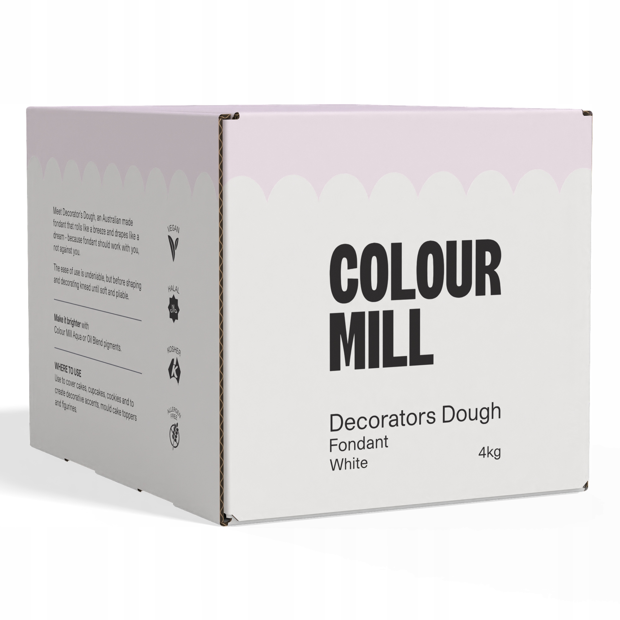 Biała masa cukrowa fondant Colour Mill White 4kg