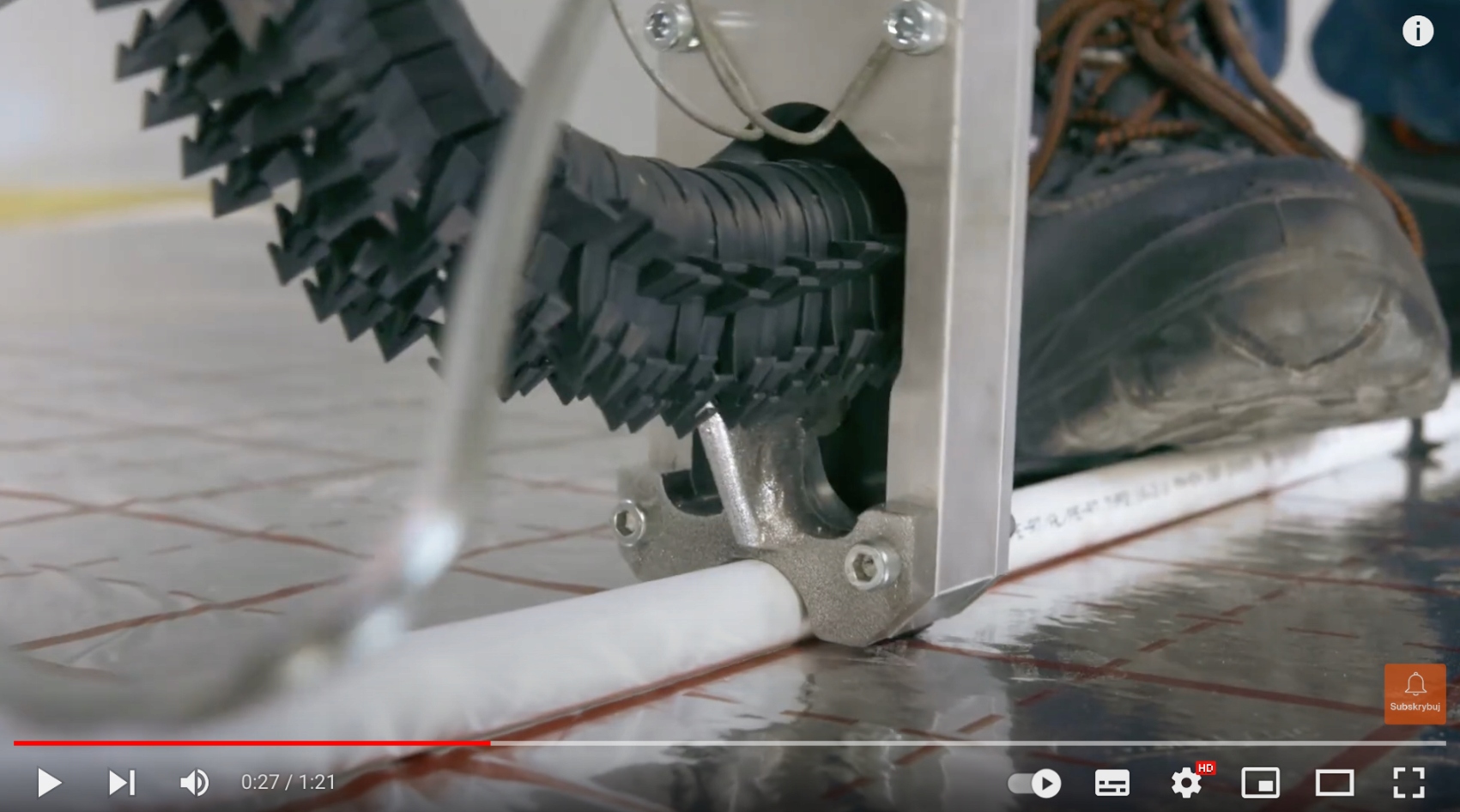 TAKER TACKER DO PODŁOGÓWKI RUR PEX - lepszy od Capricorn - Stal + Aluminium Rodzaj zaciskarka do rur