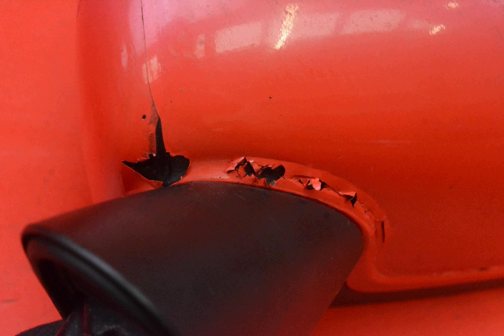 mirror left red EU 46-843-5664 OPEL CORSA D 06-11 5 PIN