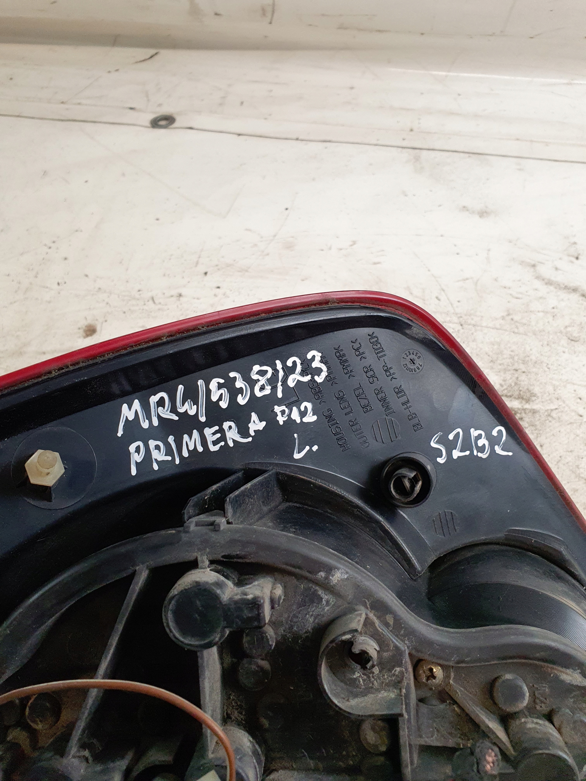 light left rear part NISSAN PRIMERA P12 03r. HB LIFTBACK