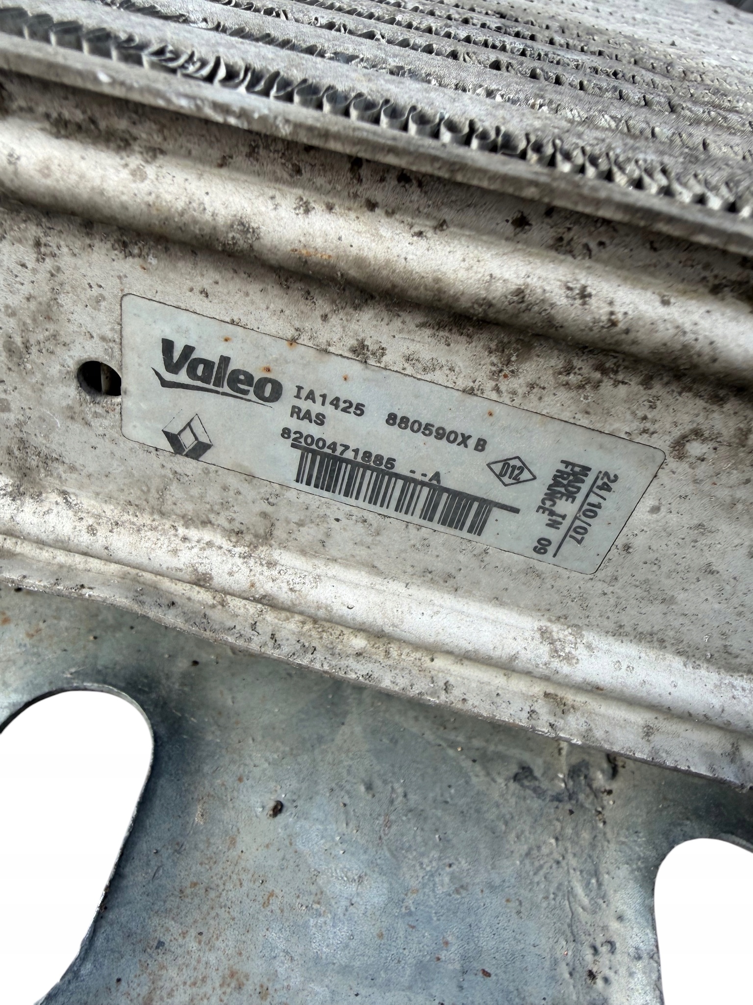 INTERCOOLER RENAULT CLIO III 1.5 DCI 8200471885-A