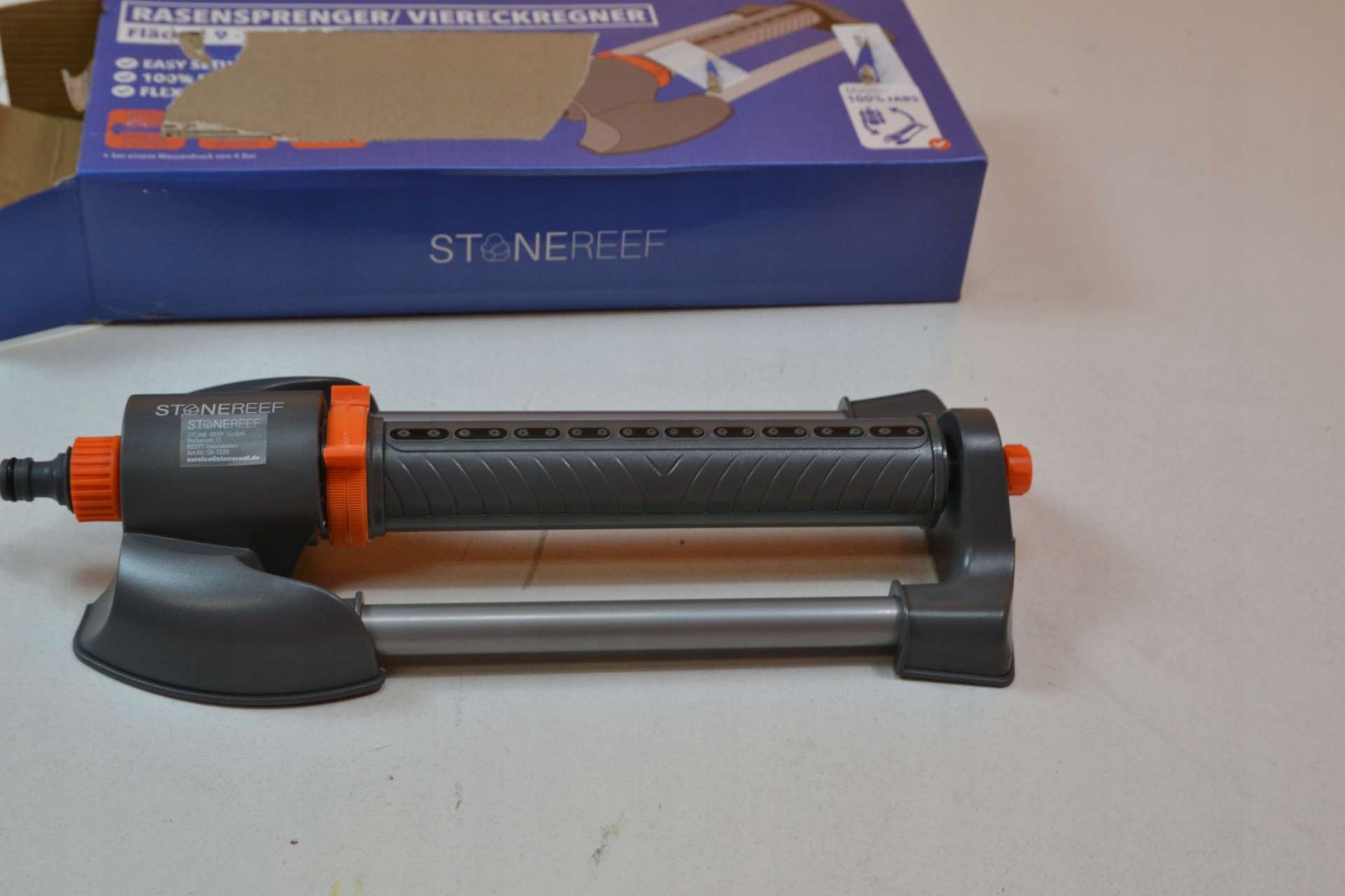 Zraszacz do trawnika długi - zraszacz 9- 251 m² STONE REEF Rasensprenger Kod producenta 4262384160657