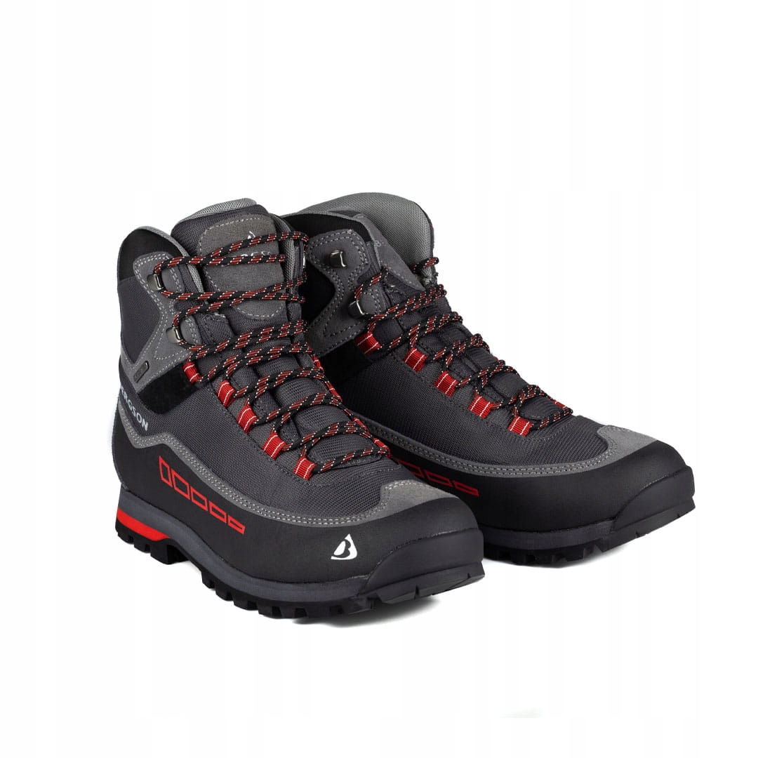 Trekkingové boty Bergson Kinyetti Mid Stx Dark Grey/Red velikost 38