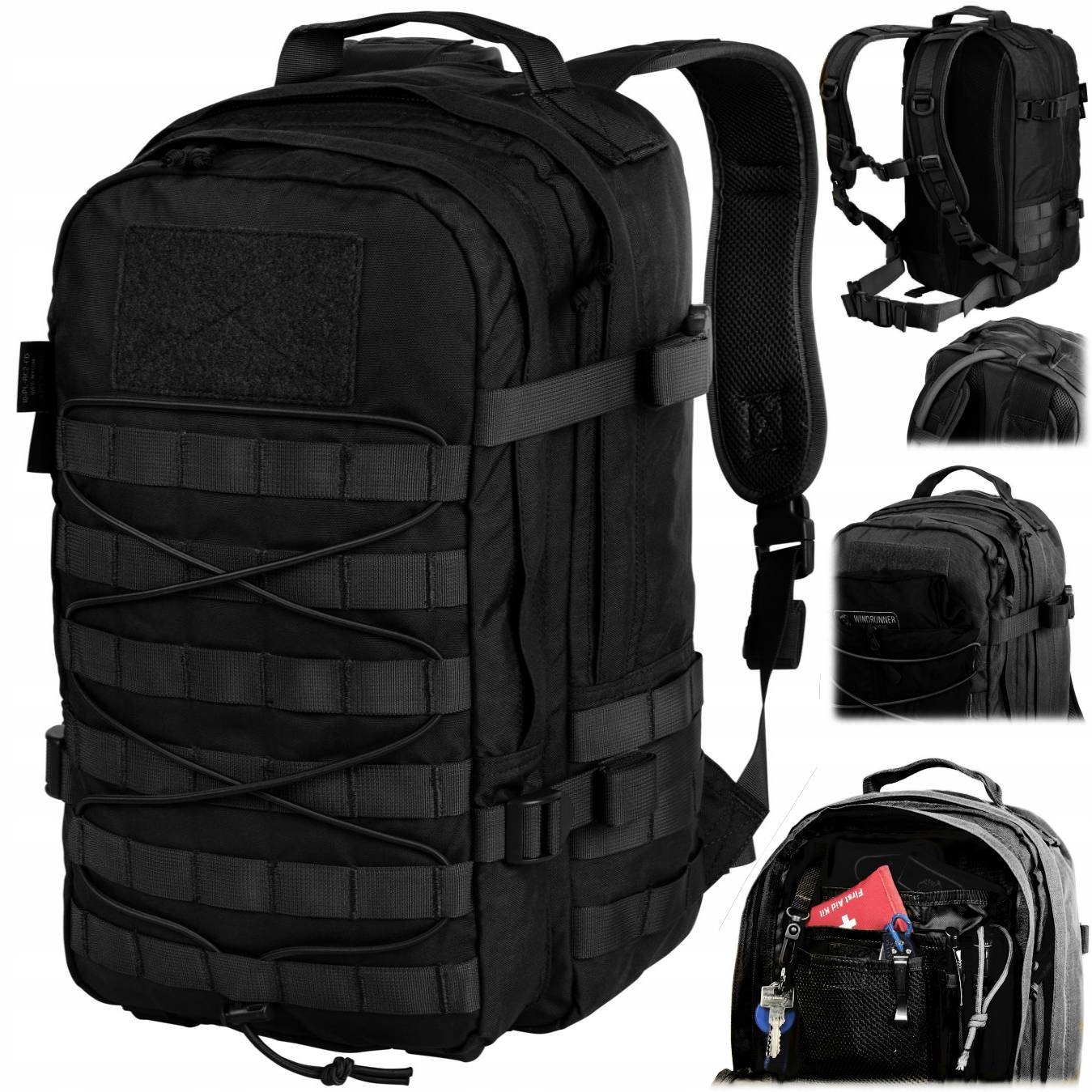 Batoh Helikon Raccoon MK2 Černý 20L