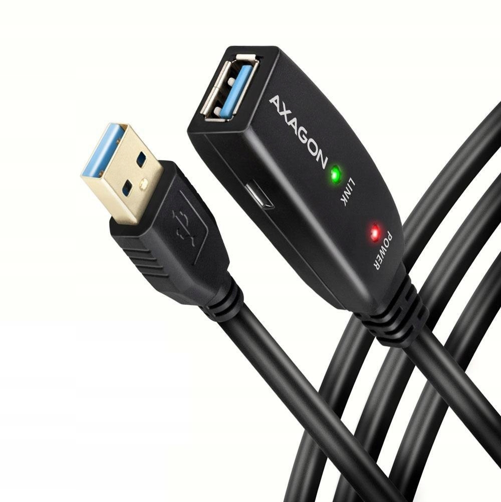 AXAGON ADR-310 USB 3.0 A-M -> A-F aktywny kabel przedłużacz/wzmacniacz 10m