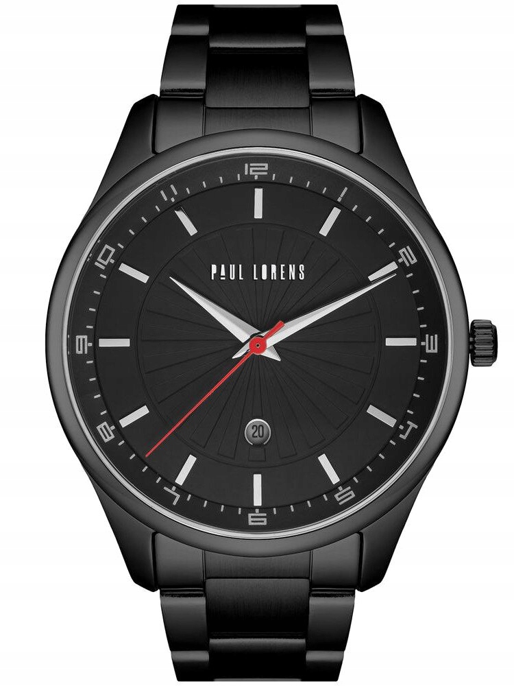 Pánské Hodinky Paul Lorens PL12156B2-1A5 (zg357d) Box Gravírování