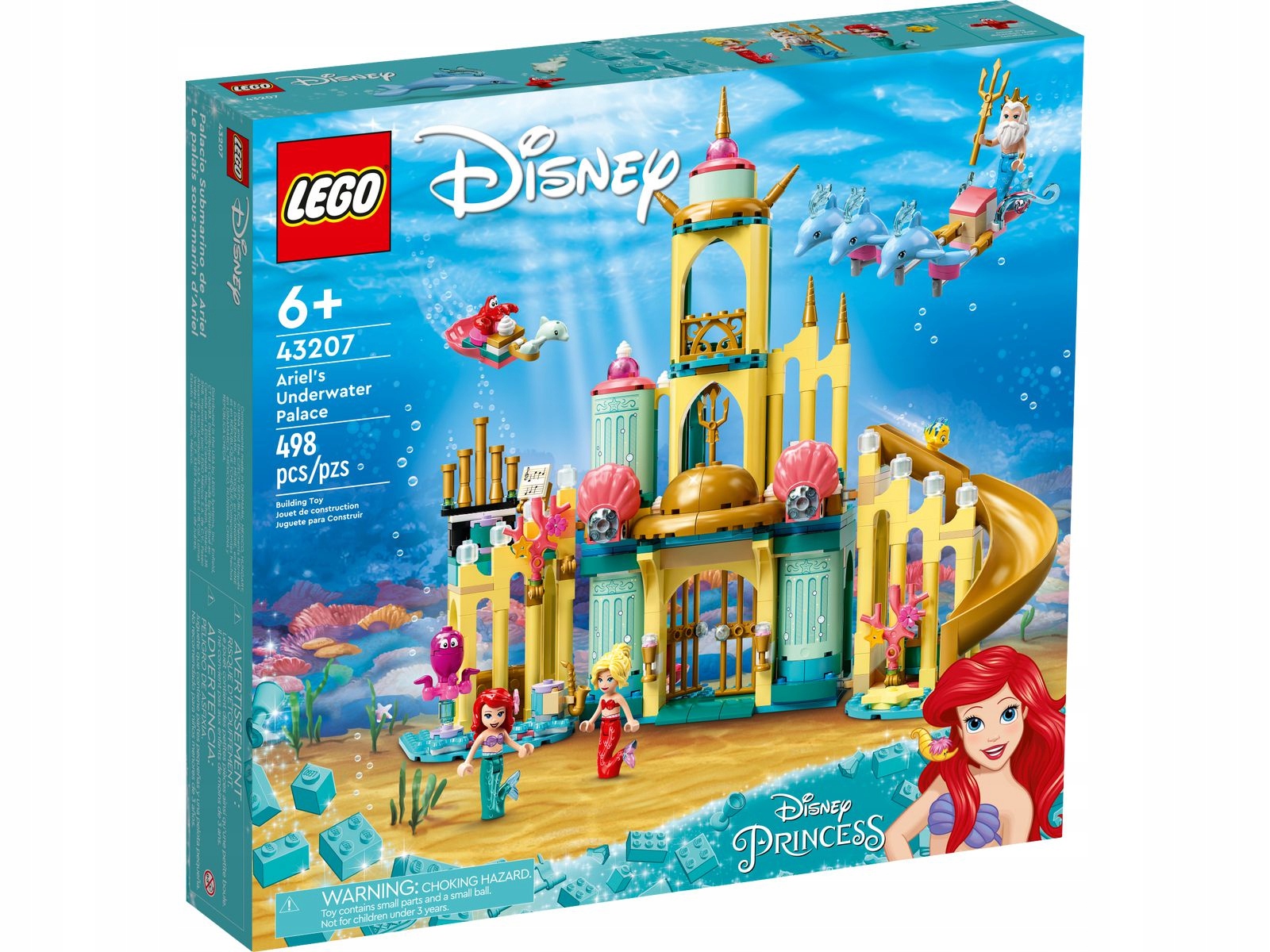 Lego 43207 Disney Podwodny pałac Arielki
