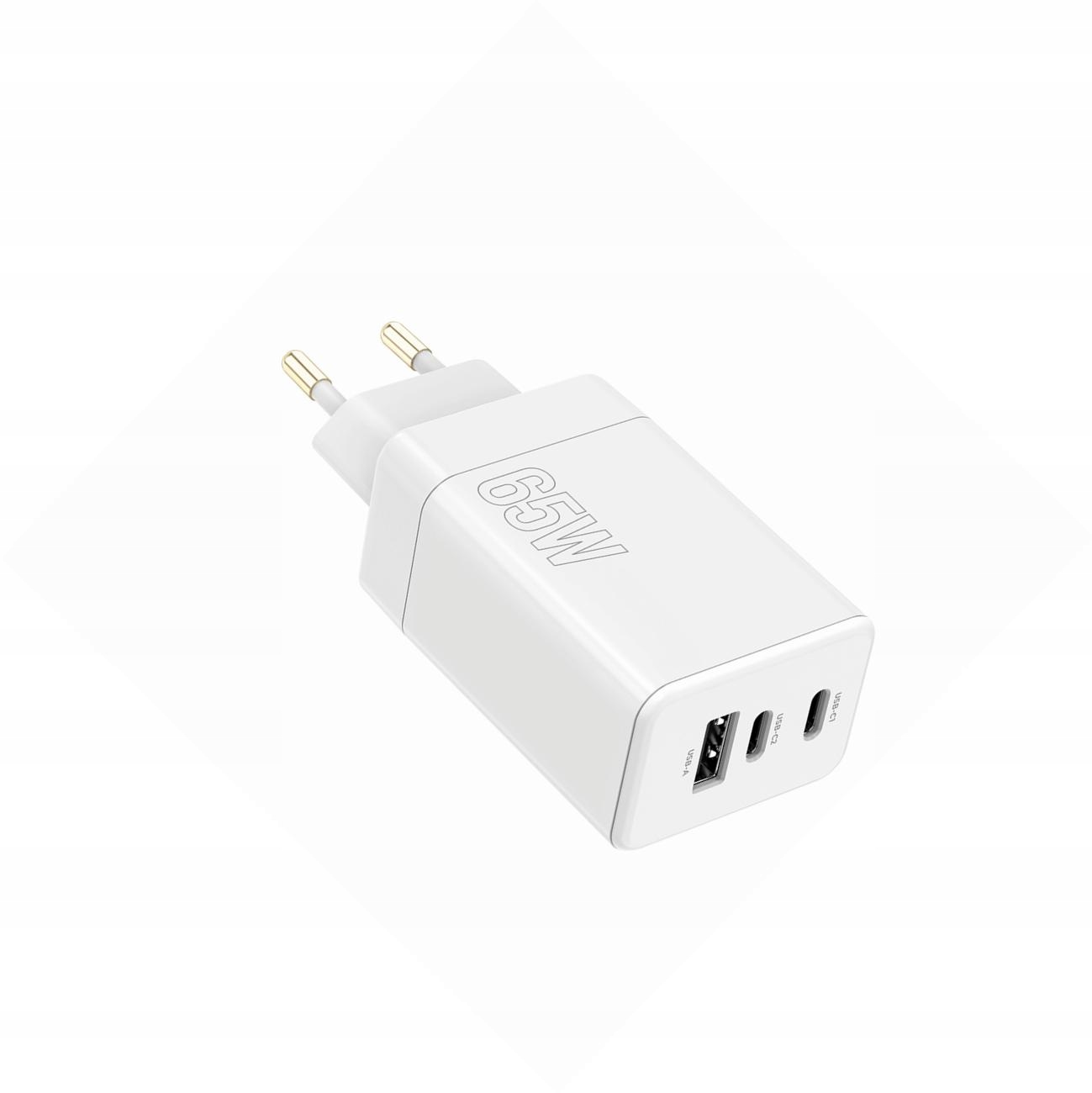Szybka ładowarka 65W sama kostka 3 wejścia do Realme 14x 5G