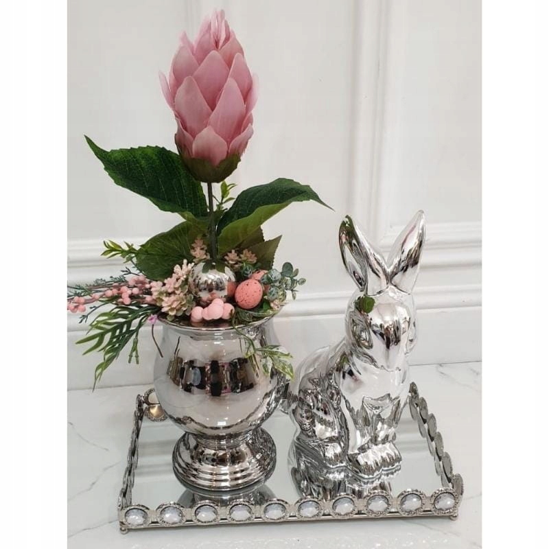 Złota lustrzana donica ceramiczna kielich wazon Kod producenta 5905925105838