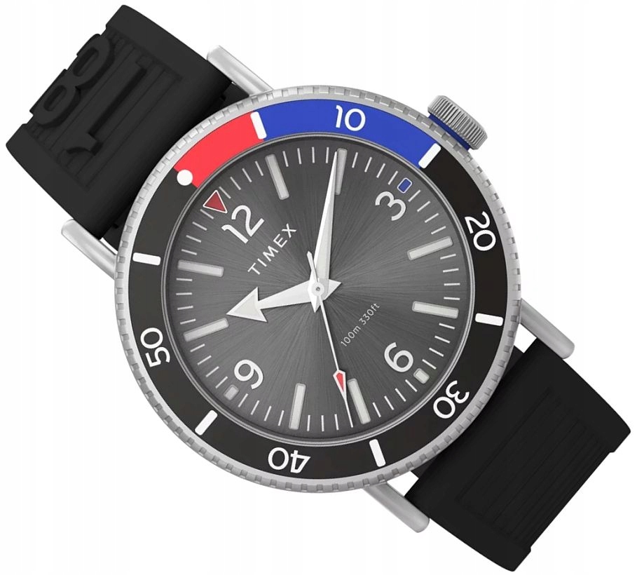 Sportovní Mládežnické Hodinky Timex TW2V71800 100M Diver Na Řemínku 43 mm +box