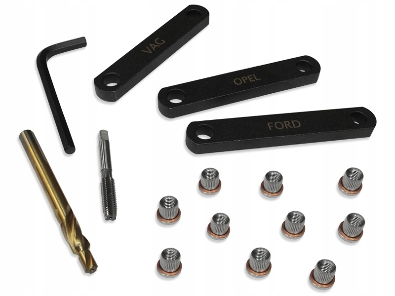 M9 x 1,25 mm – Sada pro regeneraci závitu Tesam