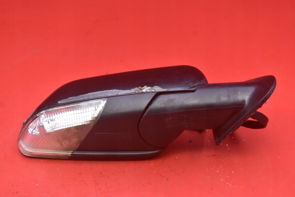 mirror right black, EU 024245 SKODA OCTAVIA 2 II 04-08 7 PIN