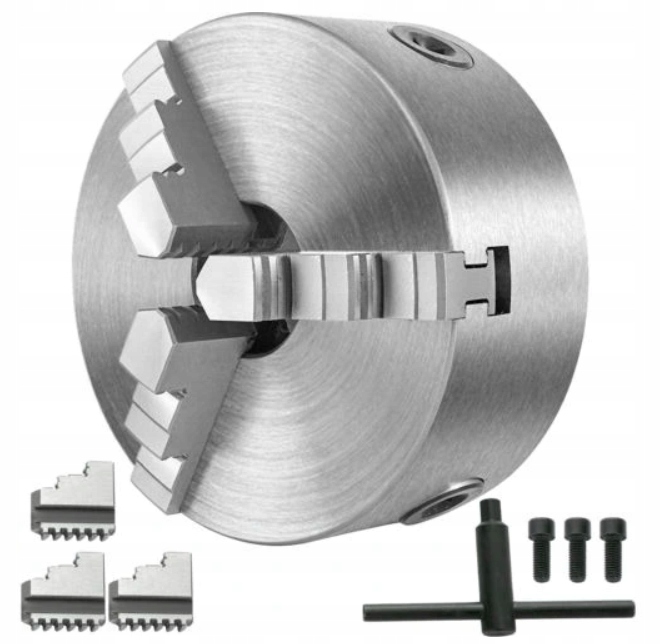 Soustružnický držák pro soustruh Dřevo Tříčelisťový 125 mm Samostředící