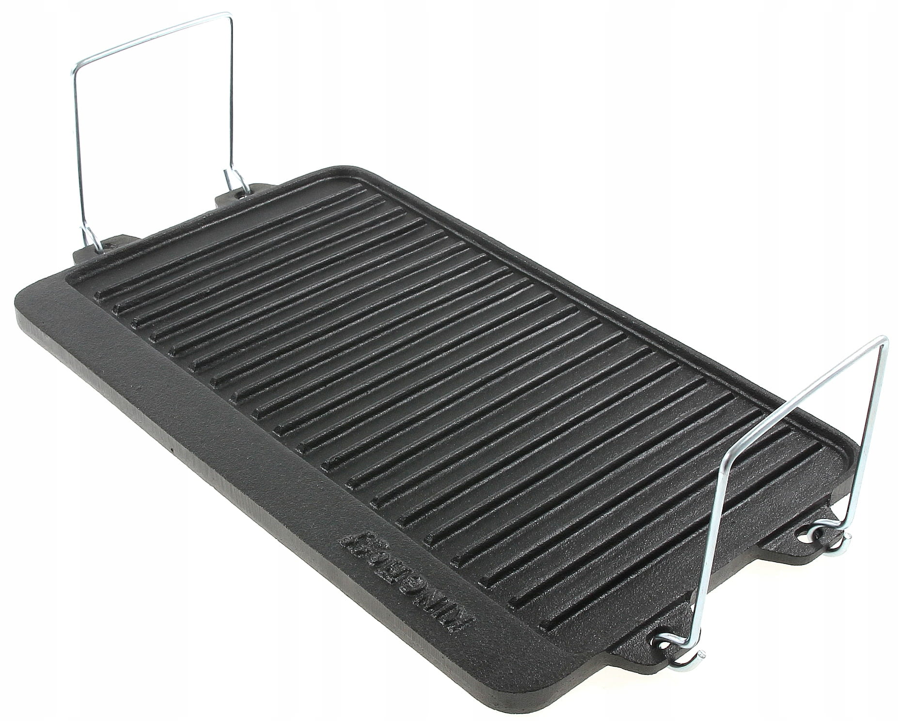 Płyta ŻELIWNA GRILL RUSZT 25x40 Patelnia Grillowa Powłoka żeliwna