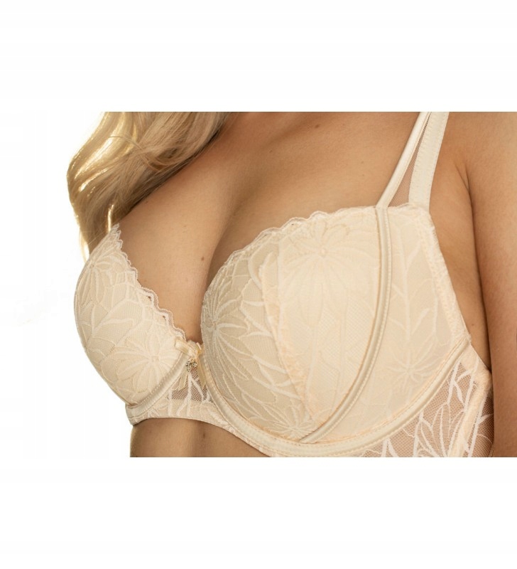 Podprsenka Konrad Emma push-up světle béžová 90C