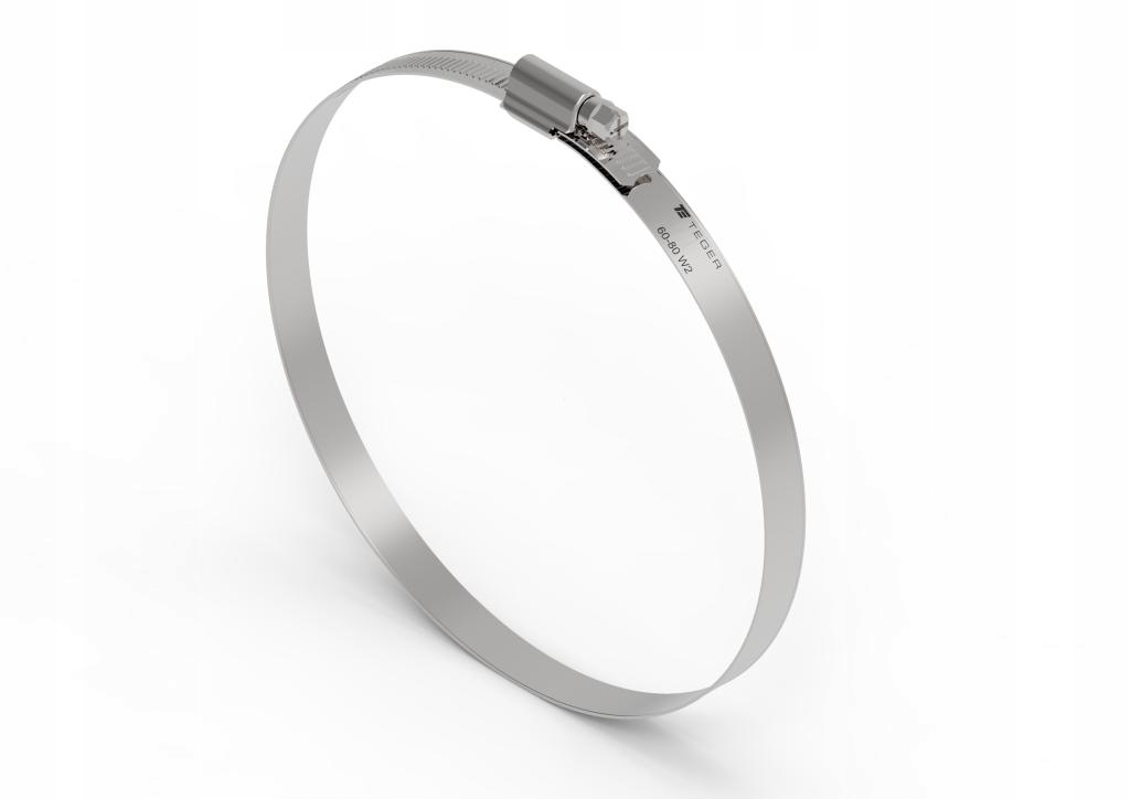 

Opaska ślimakowa 60-80 nierdzewna 12mm Teger