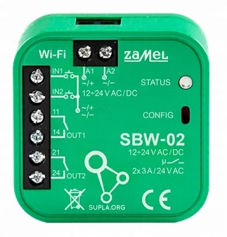 

Moduł sterowania bramami WiFi SBW-02 Zamel