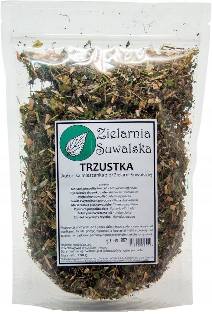 

Zioła Trzustka 200g Zielarnia Suwalska