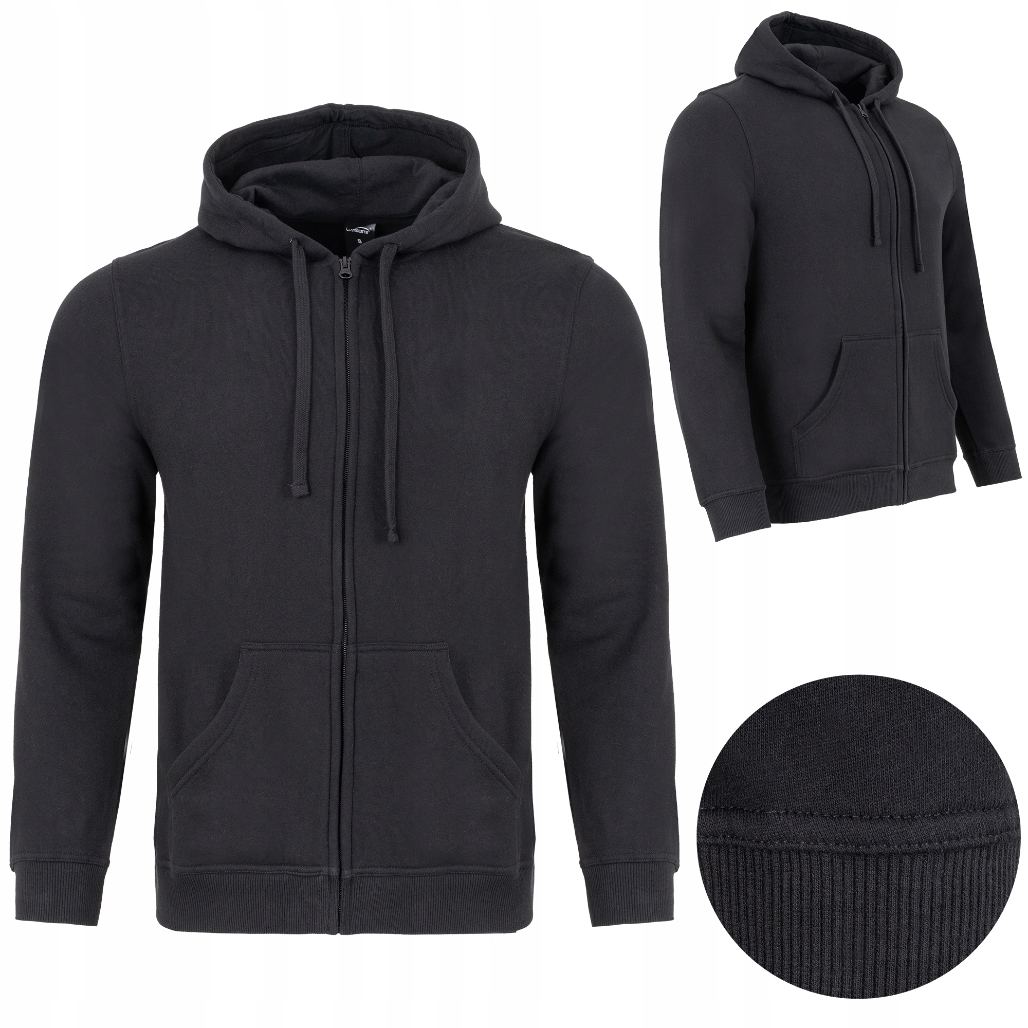 

Męska Rozpinana Bluza Z Kapturem Dresowa Ciepła XL