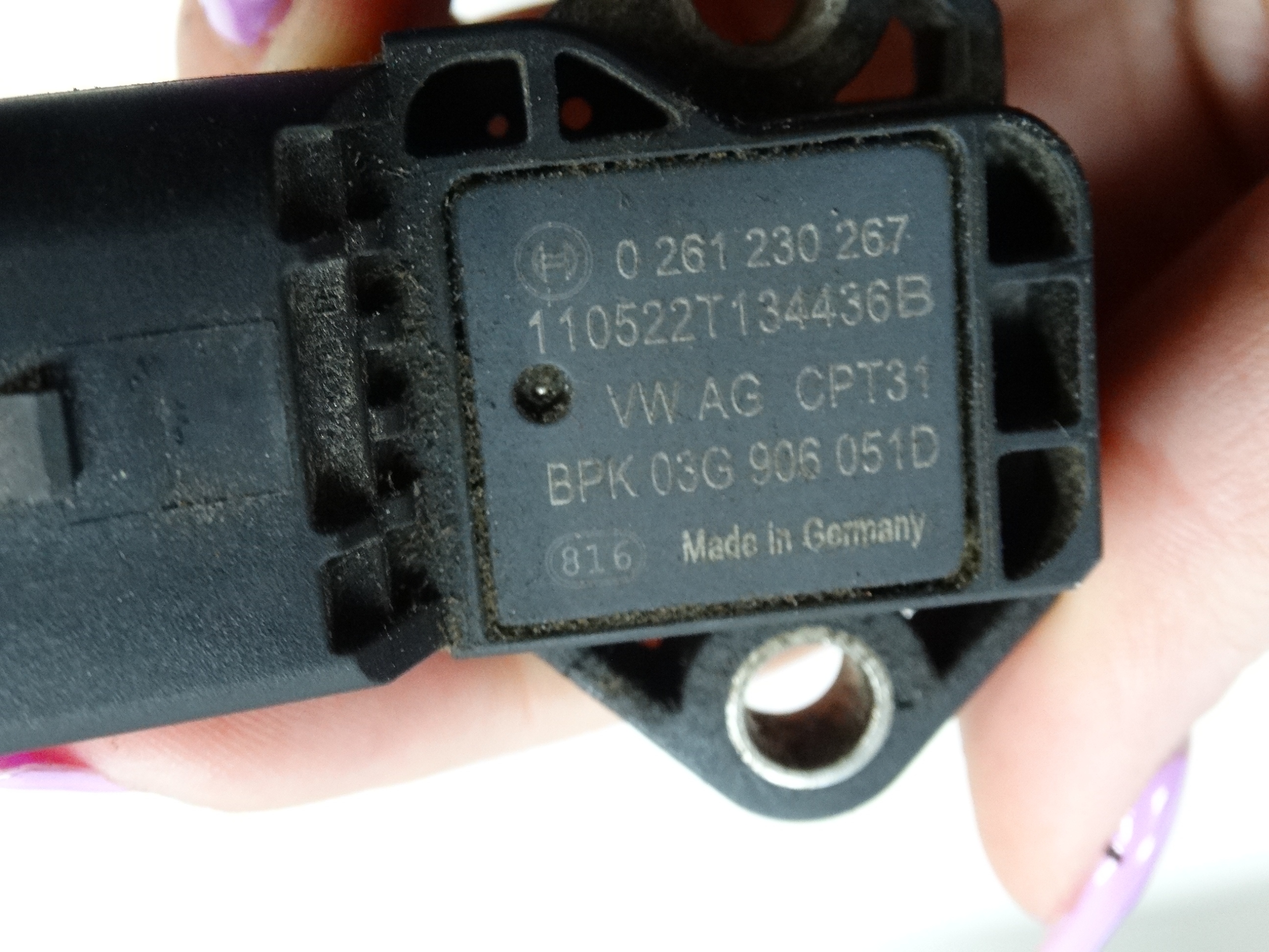 sensore pressione VOLKSWAGEN GOLF VI 03G906051D
