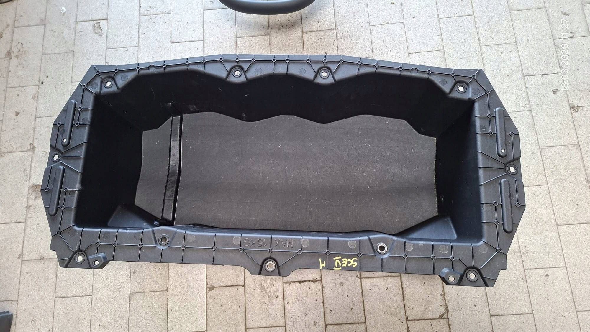 passenger compartment sump Organizer boot Renault Scenic E-Tech V 849752135R