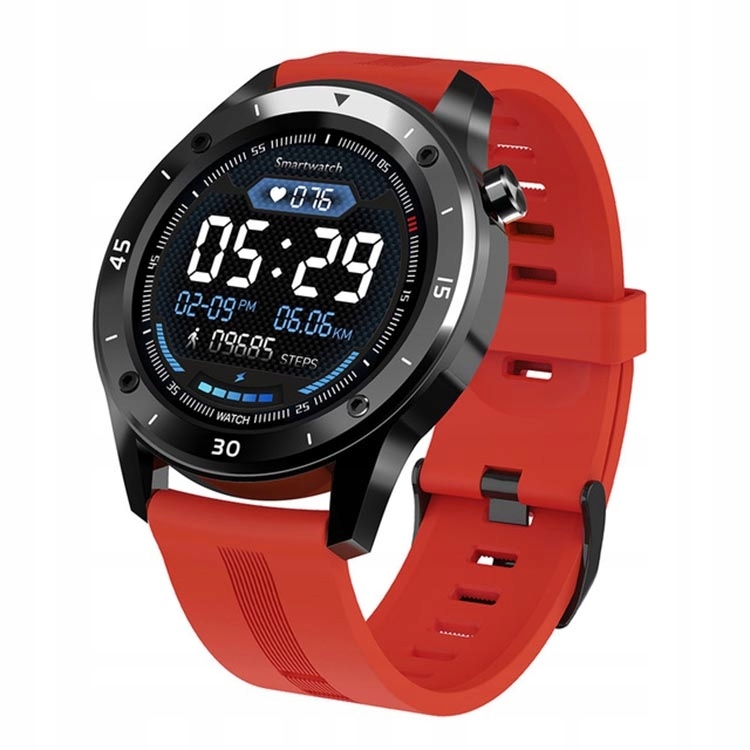 

Zegarek Smartwatch Ekg Ciśnienie Tlen Pomarańczowy