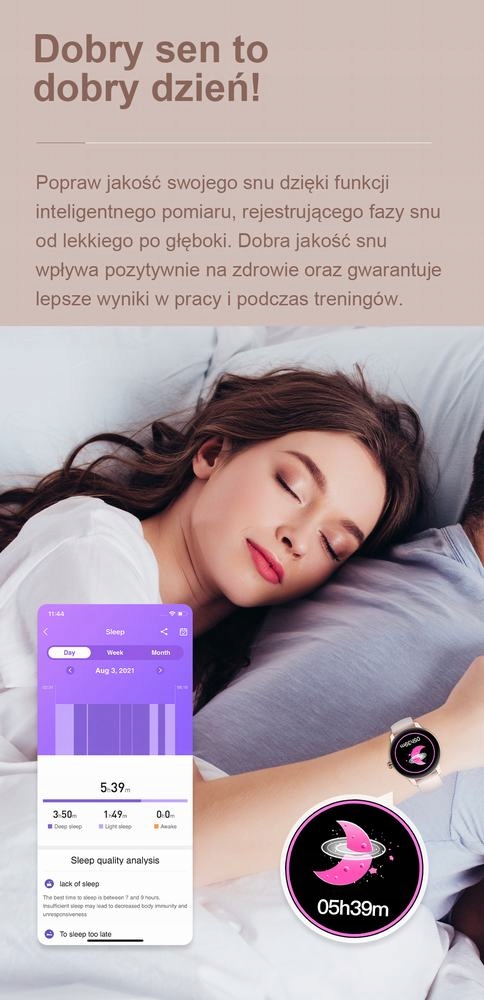 DAMSKI SMARTWATCH G.ROSSI SEN PULS KROKI FB SMS Rodzaj cyfrowe