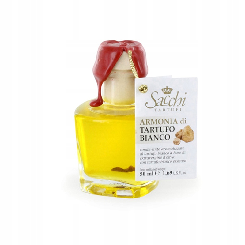 Koření Na Bázi Olivového Oleje S Bílým Lanýžem 50 ml Sacchi Tartufi