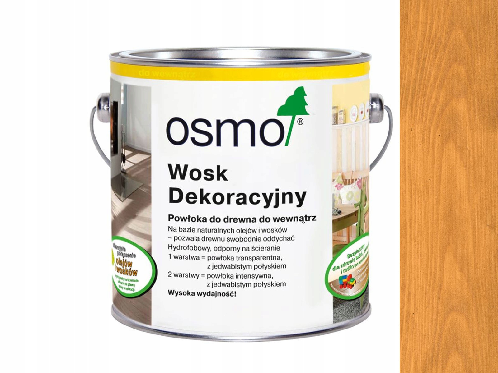 

Osmo 3103 wosk dekoracyjny Jasny Dąb 125ml