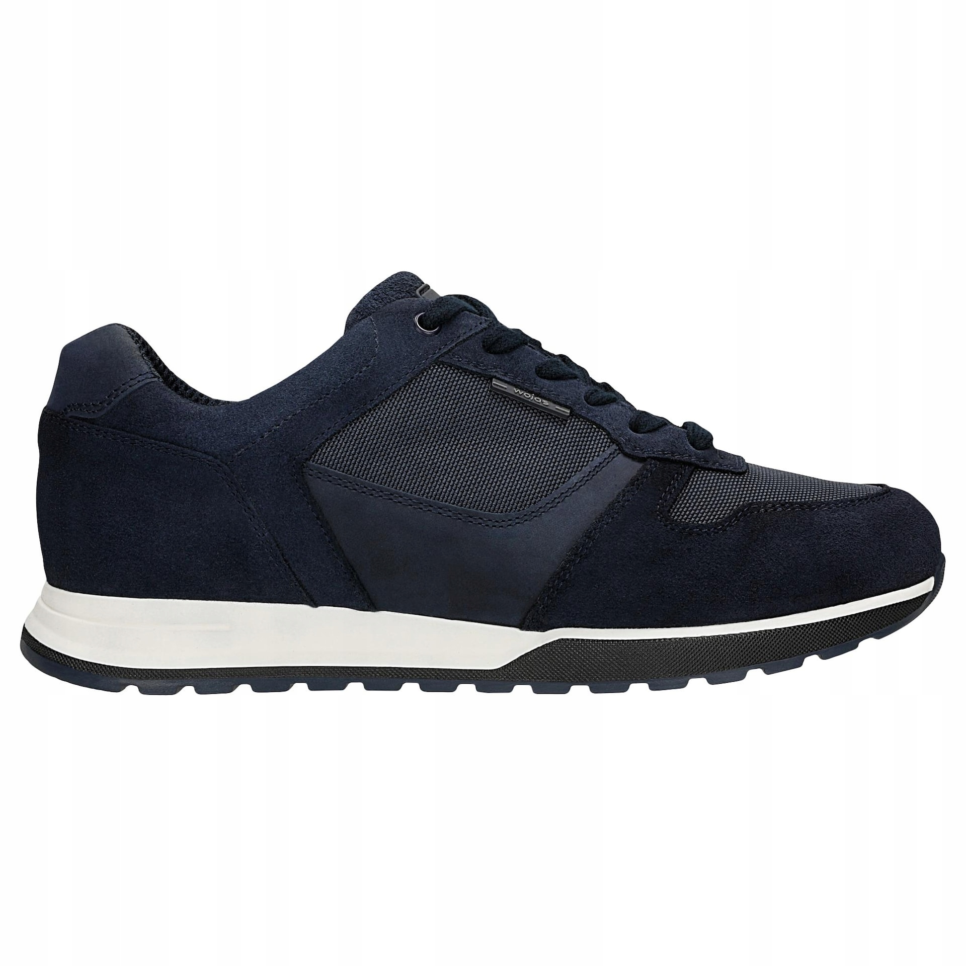 Tmavě modré pánské tenisky z kombinované kůže, velikost vel.