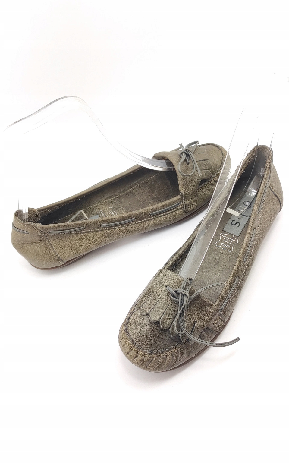 M15586 LA5 MOKASYNY FRĘDZLE CRICK IT 36 Nosek okrągły